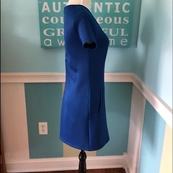 Tobi  Play It Right Cobalt Blue Dress w/Pockets XS - Picture 4 of 11